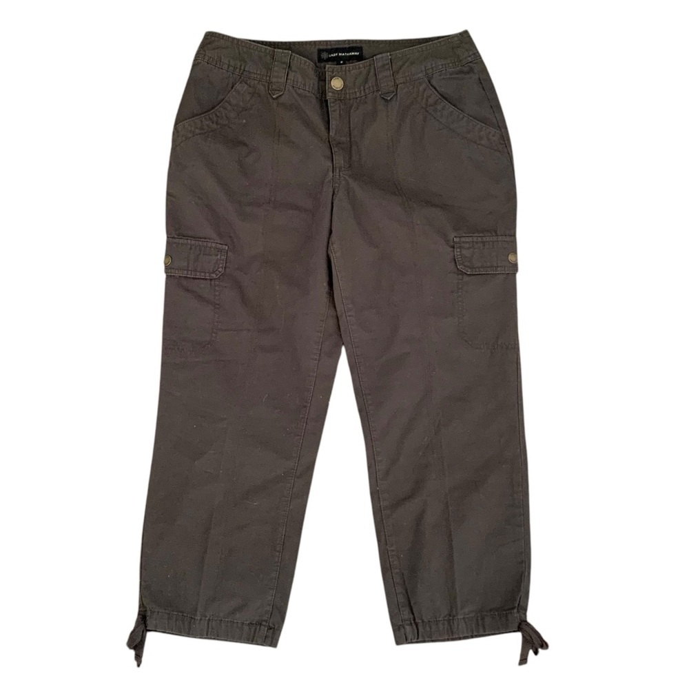 Lady Hathaway size 8 mid rise capri clam digger cargo military hiking gardening‌